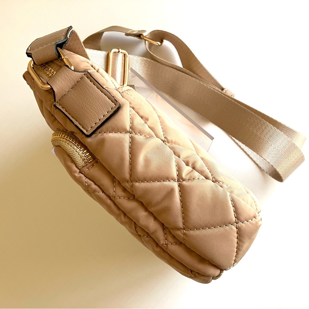 NWT La Miel Beige Crossbody Bag - Puffer Design - Picture 5 of 13